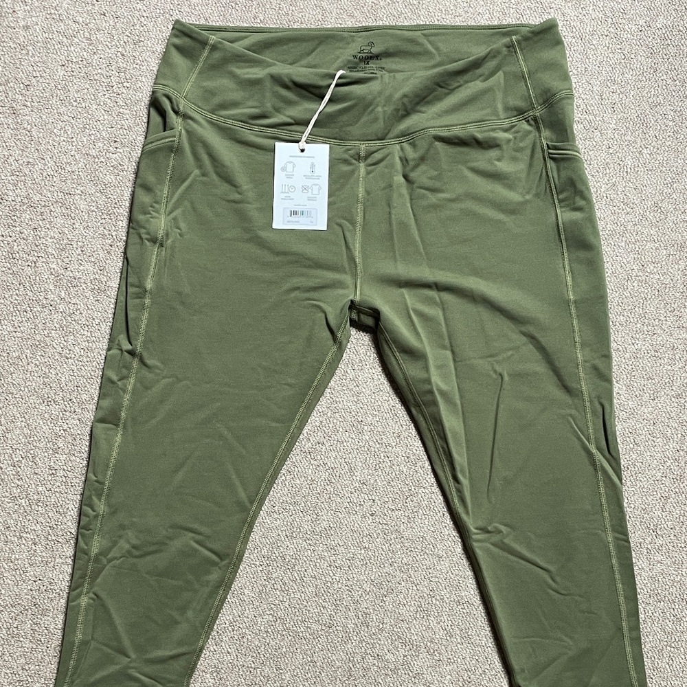 Woolx McKenna Olive Green Women's- 1X- NWT
